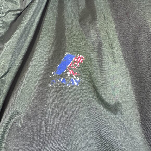 Vintage 80s K-Way windbreaker, forest green, fanny pack convertible, size 6/8 - Picture 10 of 16